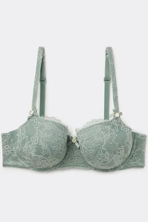 Tezenis Soutien-gorge Balconnet Prague Couvrance Maximale Lovely Roses Femme
