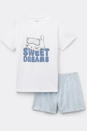 Tezenis Pyjama Court en Coton Sweet Dreams Fille Fille