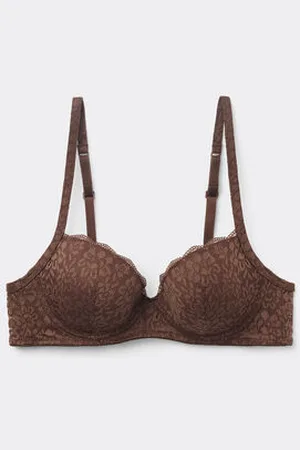 Tezenis Soutien-gorge balconnet légèrement rembourré en dentelle Femme