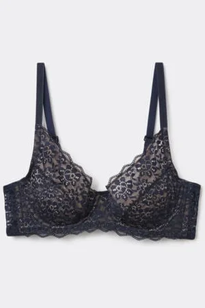 Tezenis Soutien-gorge Balconnet Non Rembourré Dentelle Recyclée Paris Femme