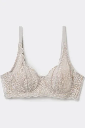 Tezenis Soutien-gorge Balconnet Non Rembourré Paris en Dentelle Recyclée Femme