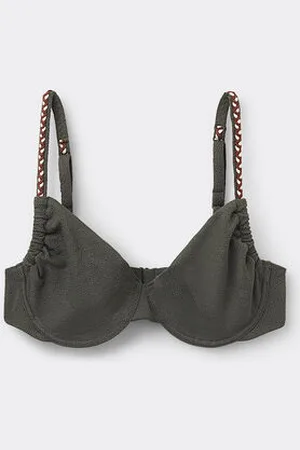 Tezenis Haut de bikini balconnet avec lacet Tiki Texture Femme
