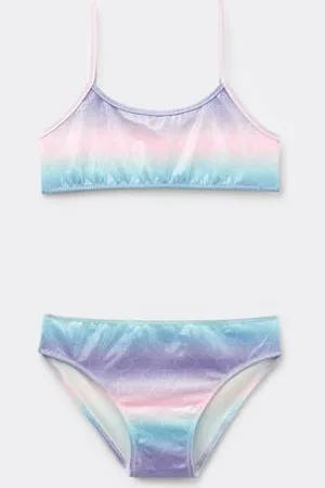 Tezenis Haut de Maillot Brassière avec Bas de Maillot Nuancé Sirène Fille Fille