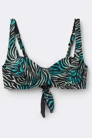 Tezenis Haut de Maillot de Bain Balconnet Colorful Zebra Femme