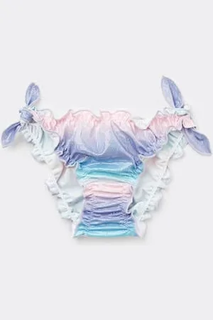 Tezenis Bas de Bikini Ruché Fille avec Liens Fille