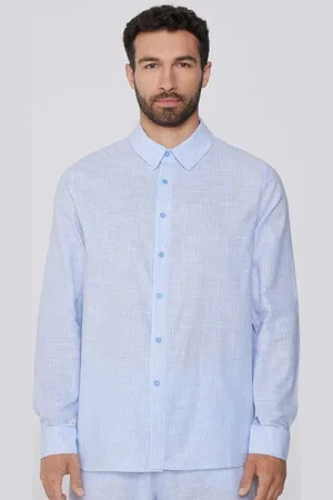 Tezenis Chemise Manches Longues 100 % Coton Ultra-léger Homme
