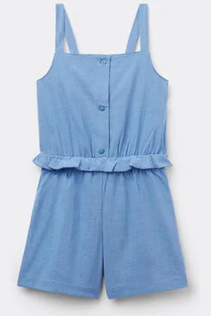 Tezenis Combi-short à Boutons 100 % Coton Ultra-léger Fille