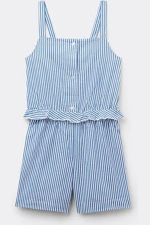 Tezenis Combi-short à Boutons 100 % Coton Ultra-léger Fille