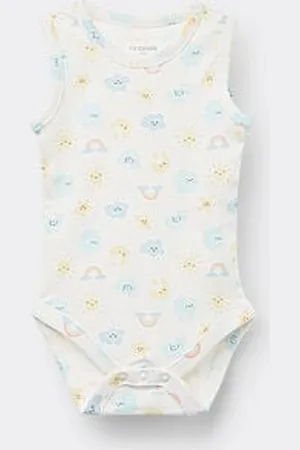 Tezenis Body Bébé Larges Bretelles en 100 % Coton Imprimé