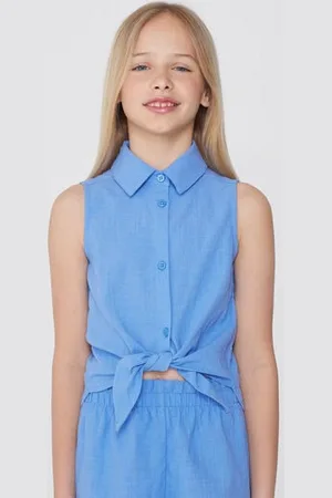 Tezenis Chemise Sans Manches 100 % Coton Ultra-léger Fille