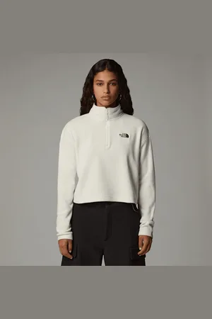 The North Face Polaire Courte À Col Zippé 100 glacier Pour Femme