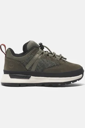 Timberland Baskets basses élastiques Euro Trekker pour tout-petit en foncé