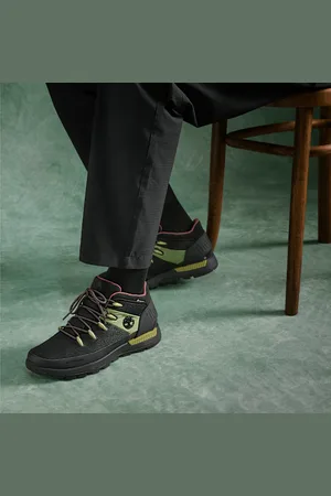 Timberland Basket mi-haute imperméable à lacets Sprint Trekker pour homme en /vert