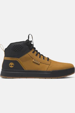 Timberland Baskets mi-hautes à lacets Maple Grove pour homme en noir et