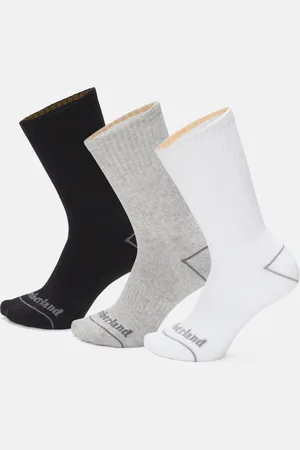 Timberland Lot de 3 paires de chaussettes Bowden unisexes en