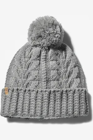 Timberland Bonnet premium torsadé à pompon pour femme