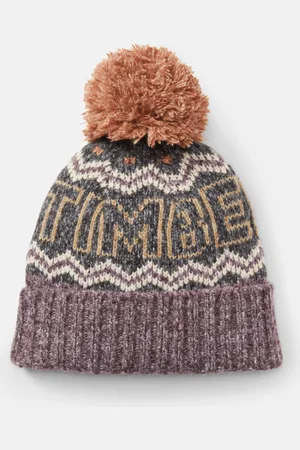 Timberland Bonnet jacquard à revers pour femme en