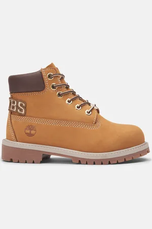 Timberland 6-inch Boot imperméable à lacets Premium pour enfant en /beige