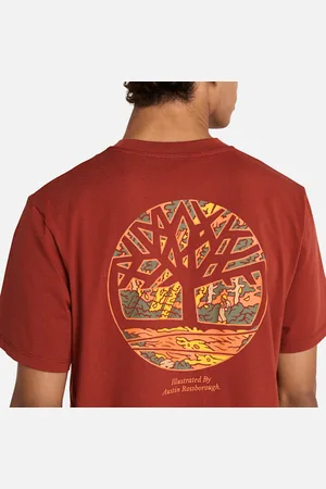 Timberland T-shirt unisexe à motif arbre dans le dos en