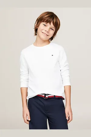 Tommy Hilfiger T-shirt à manches longues en coton