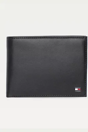 Tommy Hilfiger Portefeuille à rabat en cuir