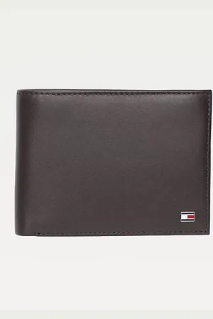 Tommy Hilfiger Portefeuille à rabat en cuir