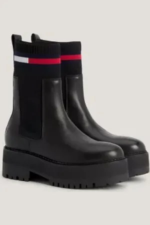 Chaussure compensée tommy outlet hilfiger pas cher