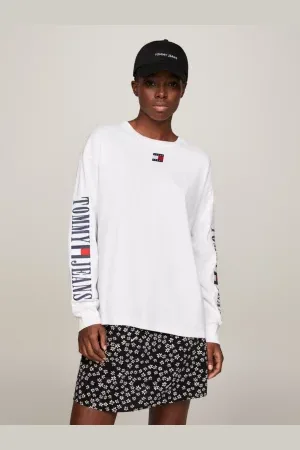 T shirt manche discount longue tommy hilfiger femme