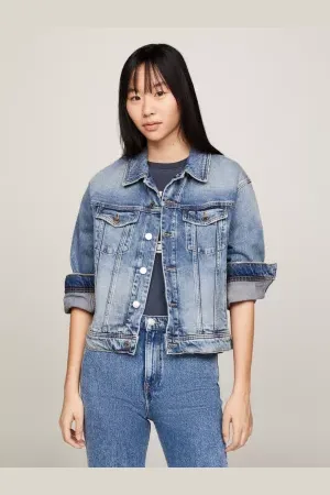 Veste jeans tommy online hilfiger femme