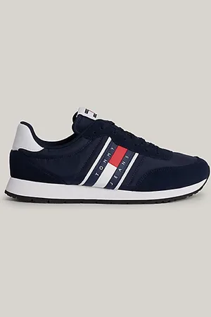 Tommy Hilfiger Baskets multitextures à semelle contrastée