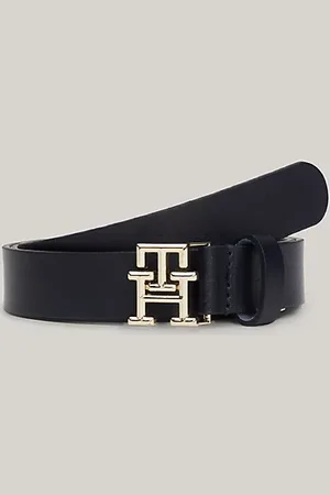 Tommy Hilfiger Ceinture en cuir à plaque TH Emblem