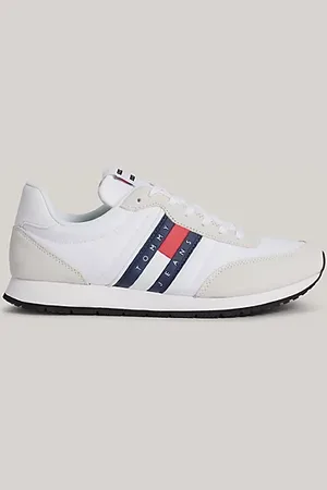 Tommy Hilfiger Baskets multitextures à semelle contrastée