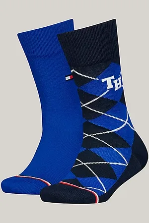 Tommy Hilfiger Lot de 2 paires de chaussettes Classics argyle