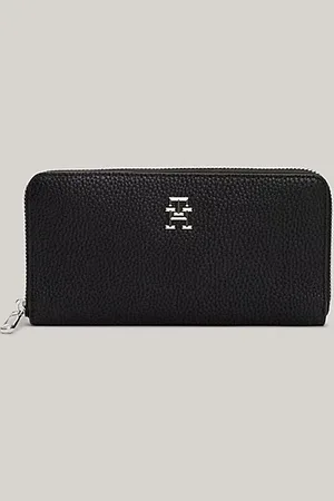 Tommy Hilfiger Grand portefeuille zippé TH Emblem