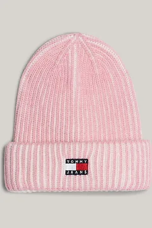 Tommy Hilfiger Bonnet Heritage en laine mélangée côtelé