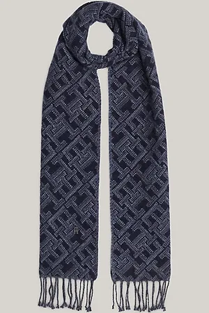 Tommy Hilfiger Écharpe en laine et cachemire TH Monogram
