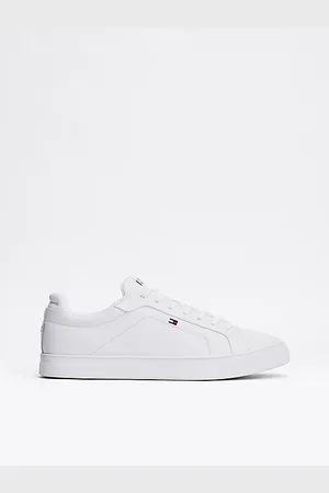Tommy Hilfiger Baskets en cuir à drapeau brodé