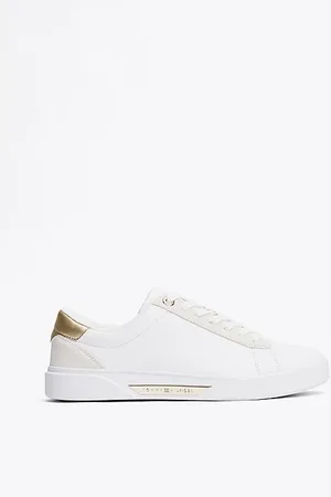 Tommy Hilfiger Baskets en cuir métallisé