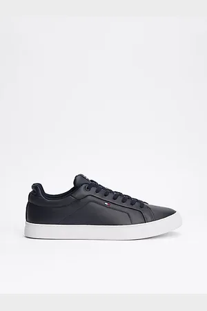 Tommy Hilfiger Baskets en cuir à drapeau brodé