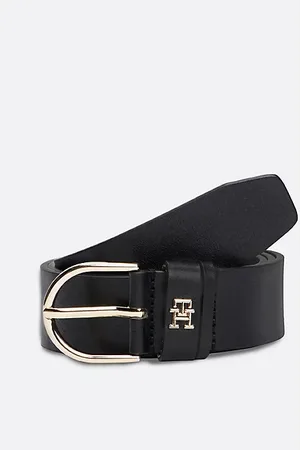 Tommy Hilfiger Ceinture à boucle ronde et monogramme TH