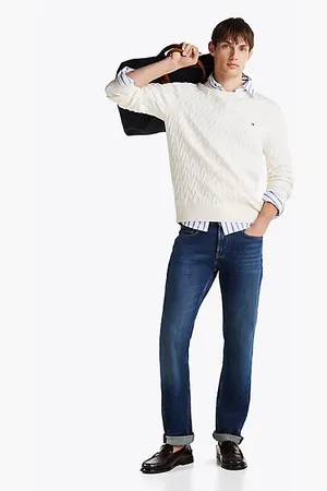 Tommy Hilfiger Jean droit Denton à moustaches