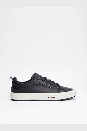 Tommy Hilfiger Baskets en cuir à semelle dentelée