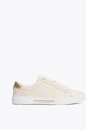 Tommy Hilfiger Baskets en cuir métallisé