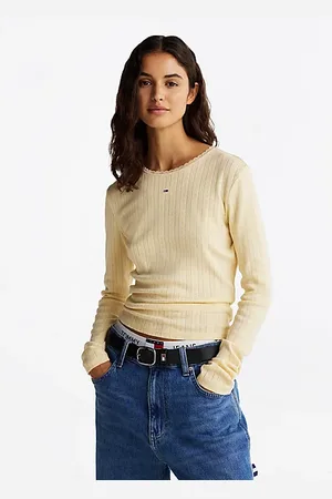 Tommy Hilfiger T-shirt ajusté à motif pointelle
