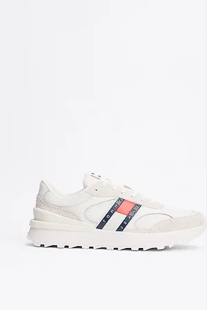 Tommy Hilfiger Baskets crantées en daim multitextures