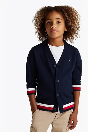 Tommy Hilfiger Cardigan à bande emblématique