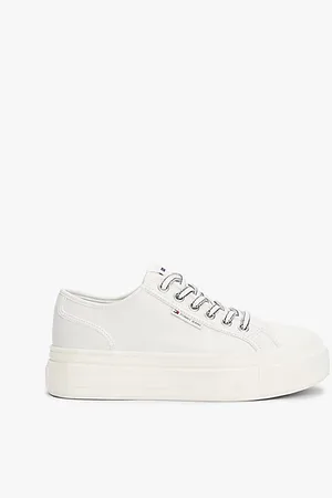 Tommy Hilfiger Baskets compensées à coutures contrastées
