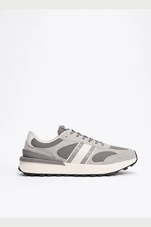 Tommy Hilfiger Baskets crantées en daim multitextures