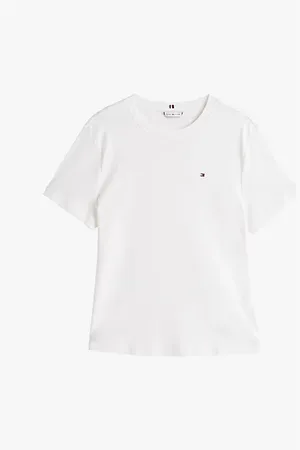 Tommy Hilfiger T-shirt ajusté Curve à drapeau brodé