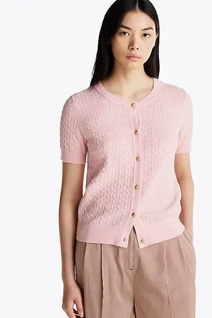Tommy Hilfiger Cardigan manches courtes en laine majoritaire